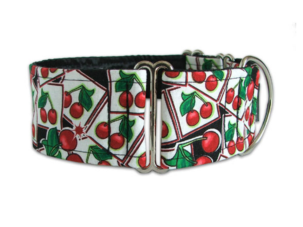 Wearing this lucky cherry collar will make your pooch feel like he's hit the jackpot!