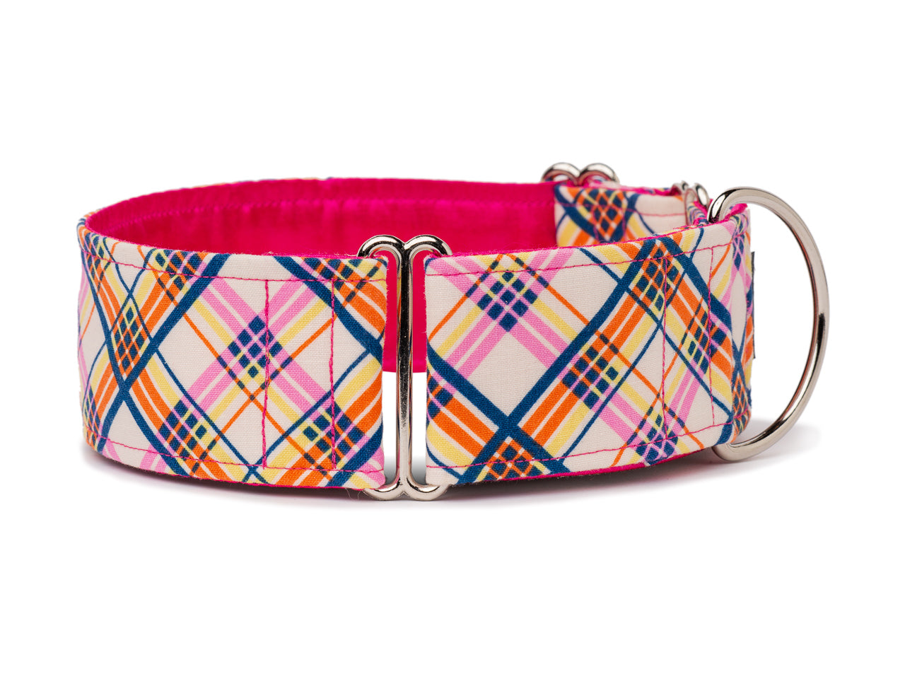Pretty pink plaid is the perfect accessory for the stylish pooch about town!