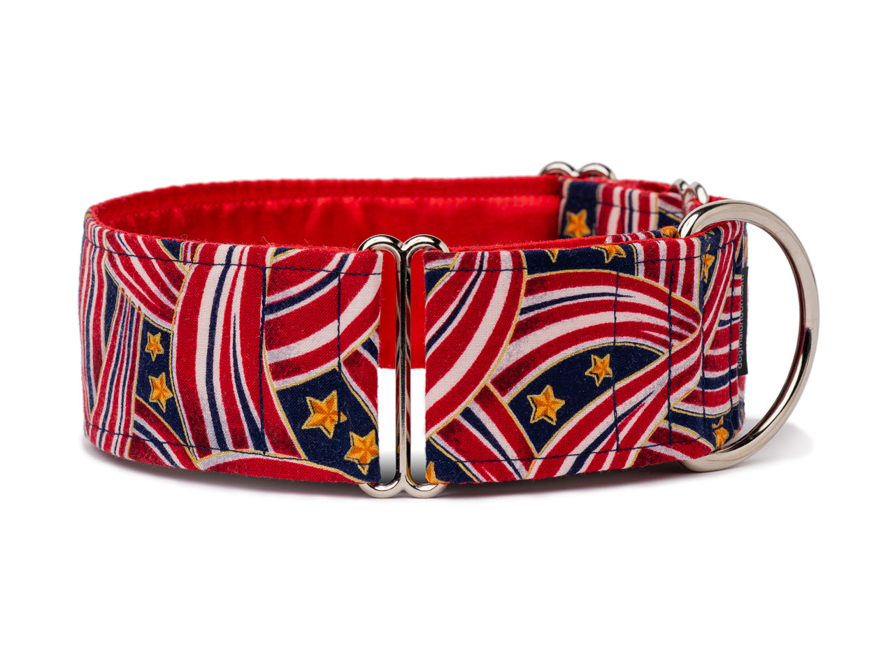 Perfect for any patriotic pooch, this red, white, and blue collar is a stylish way for your pup to show American spirit!