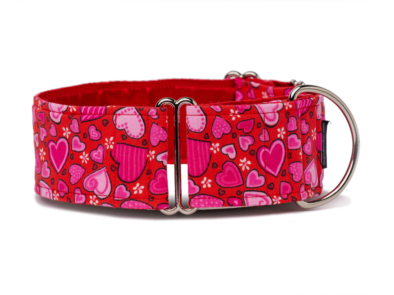 Show your pooch some love with a shower of pretty pink hearts. Perfect for Valentine's Day or any day you want to say "I love you!"