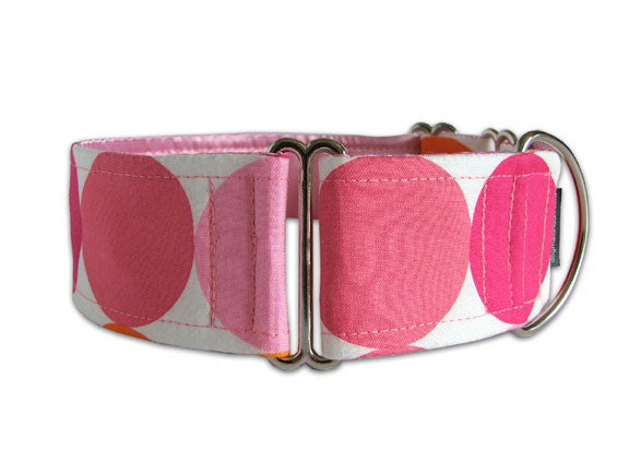 Giant pink dots make a big fashion statement for any pooch with a big personality!